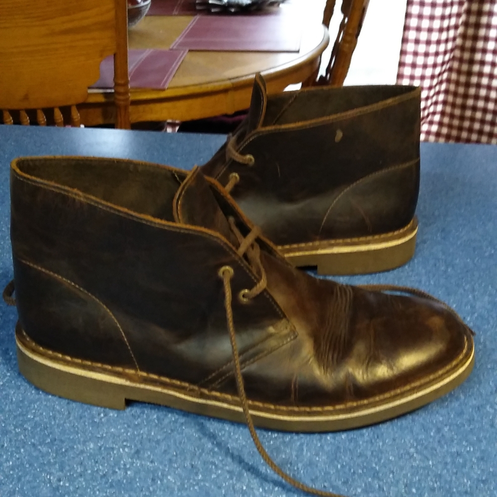 Clark's leather shoes